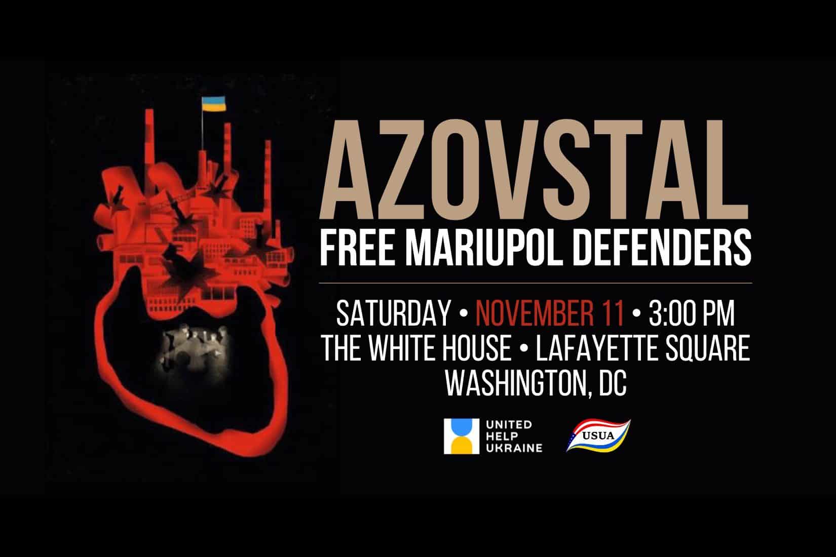 Free Mariupol Defenders Rally