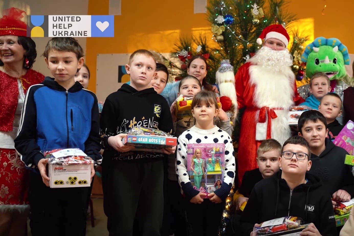 Bringing Christmas joy to children in Kharkiv