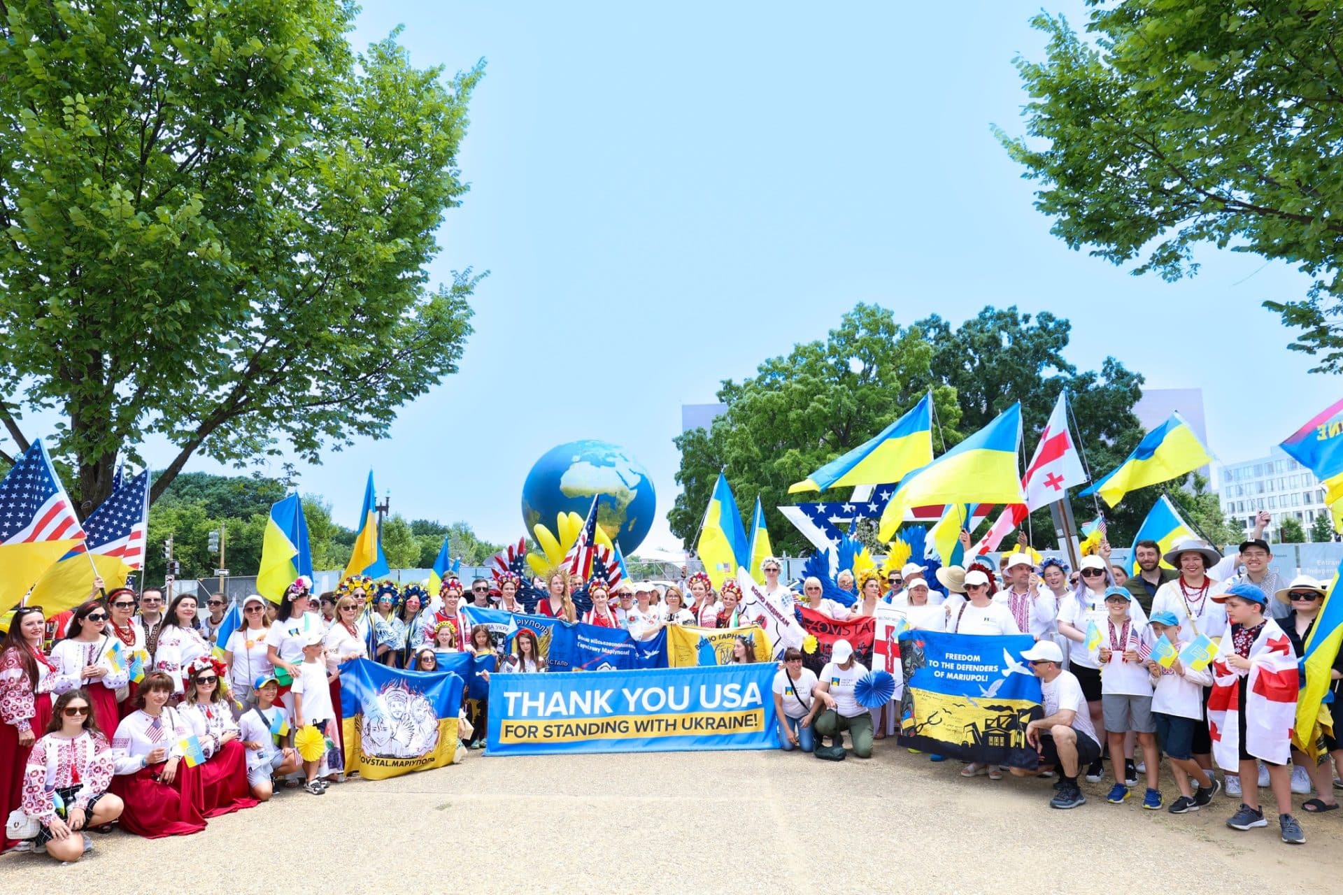 Washington DC Independence Day Parade with United Help Ukraine!