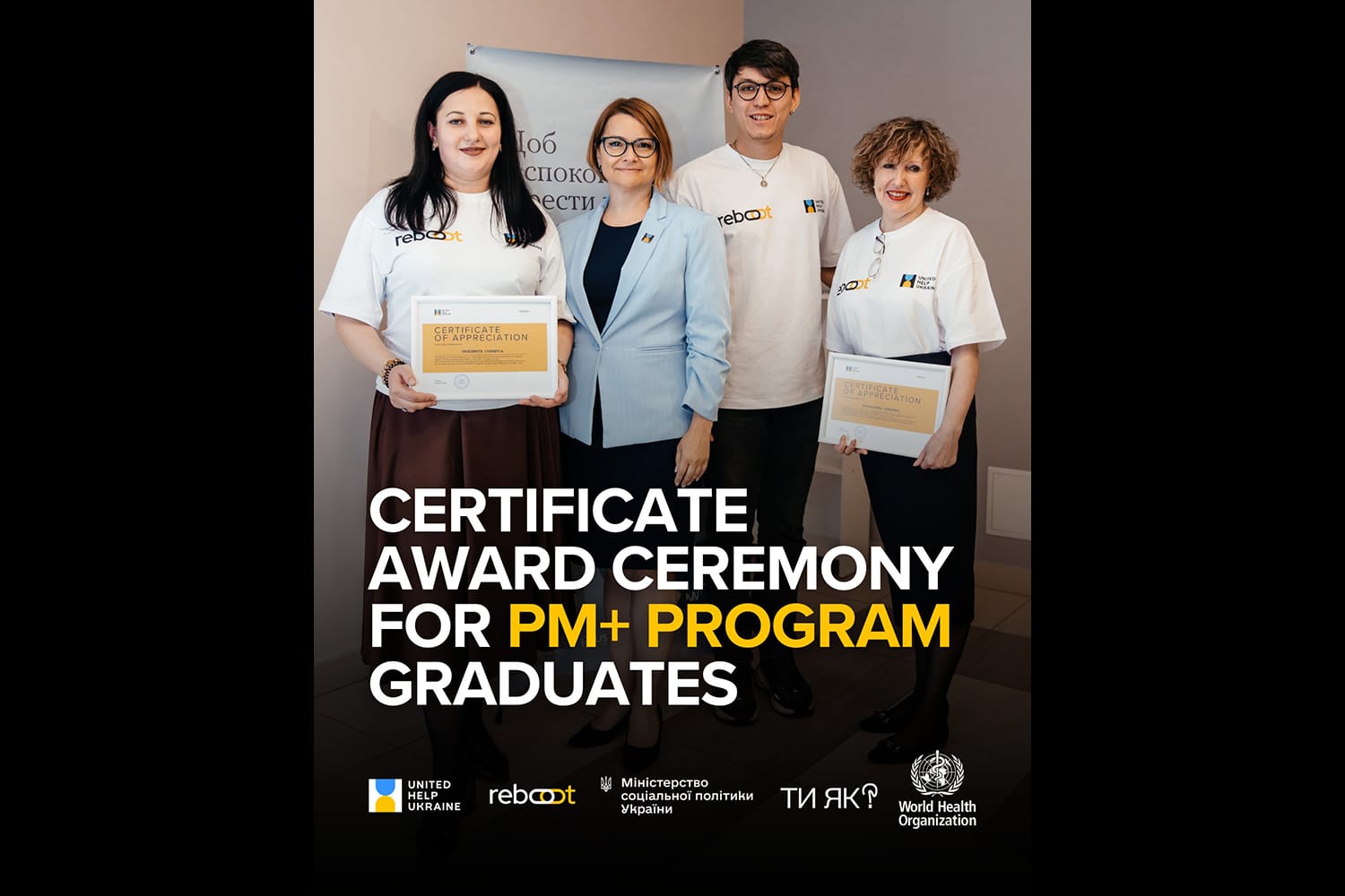 Certificate Ceremony Honors Psychologists Trained to Support People Affected by War