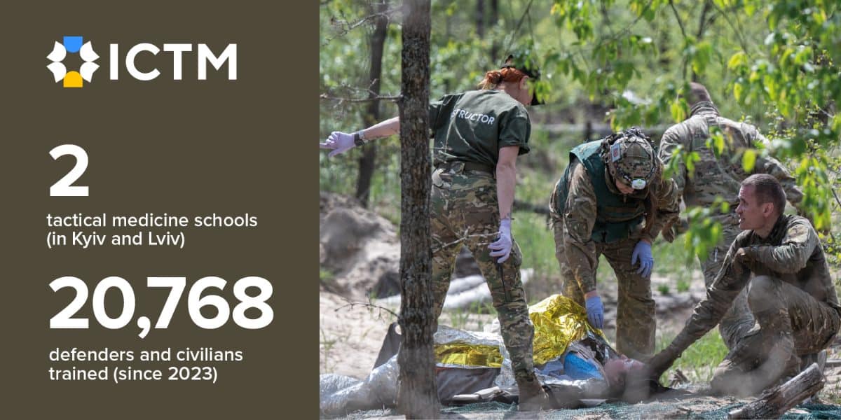Certified tactical medicine school in Ukraine