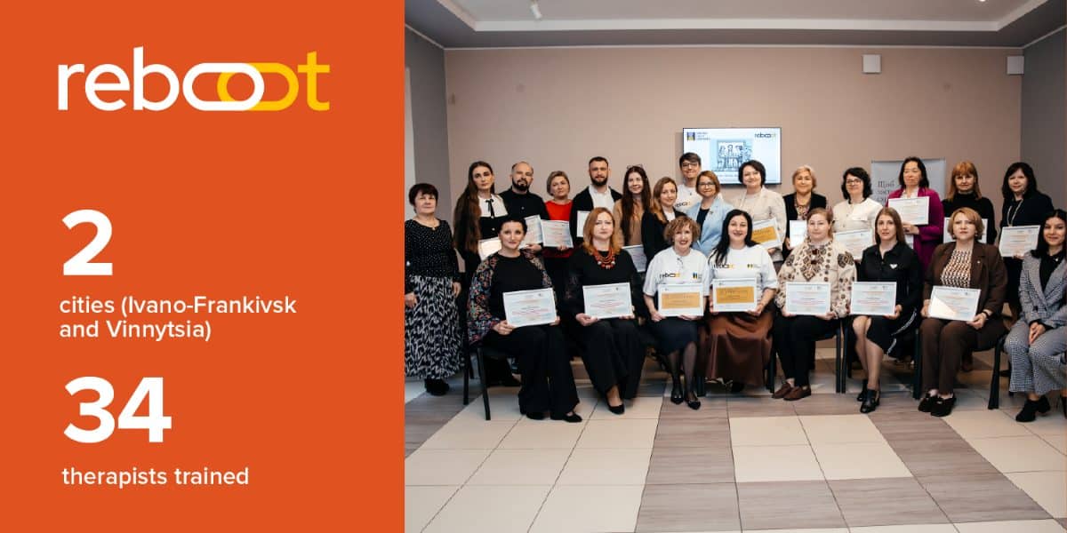 Ukrainian therapist trained to support people in war