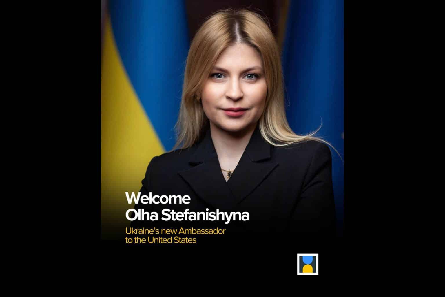 Meet Olga Stefanishyna New Ambassador to the US - United Help Ukraine